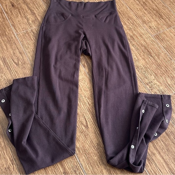 Wildfox brown snap leggings